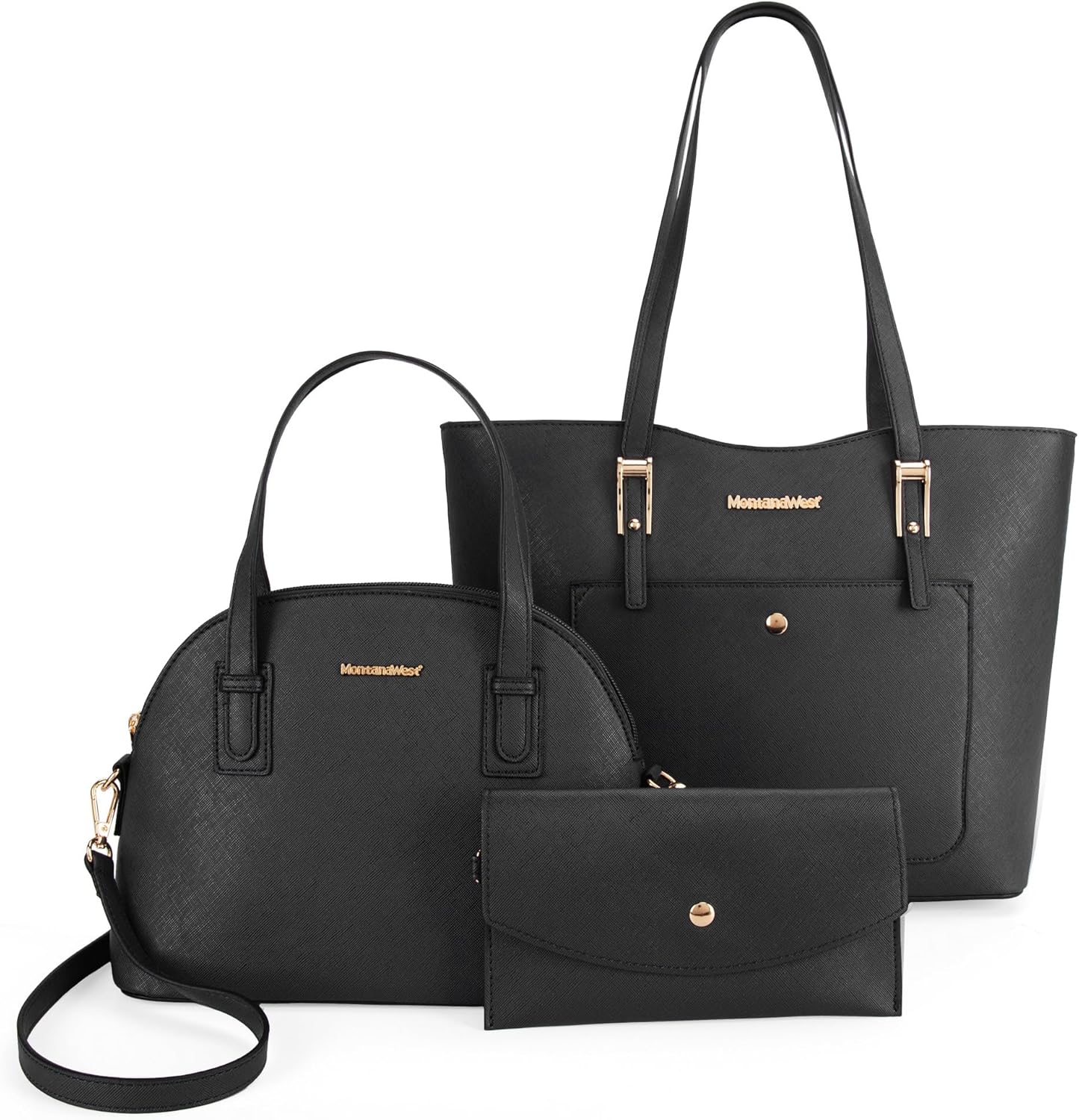 Montana West 3PCS Purses Set for Women - Tote Bag and Wallet