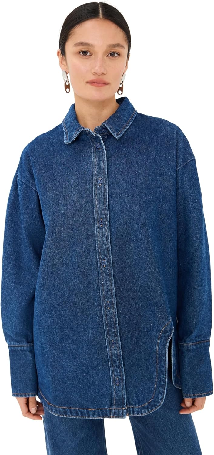 Lioness Women's Off Duty Denim Shirt for Effortless Style