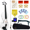 1/4 Fiddle White Colored Premium Violin Outfit for Beginners
