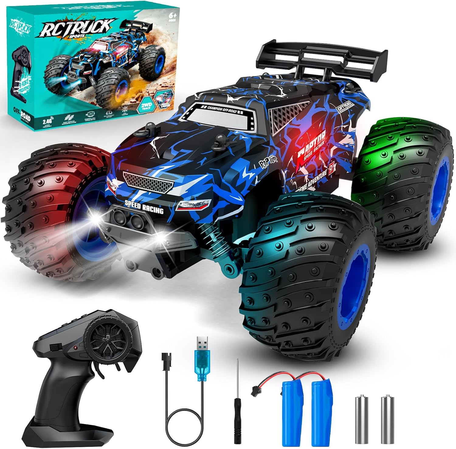 High-Speed Rechargeable RC Monster Truck by Rcjoyou