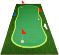 Professional Golf Putting Green Mat - Realistic Turf with 3 Flags