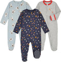 Aablexema Baby Footie Pajama with Double Zipper - Cozy Cotton