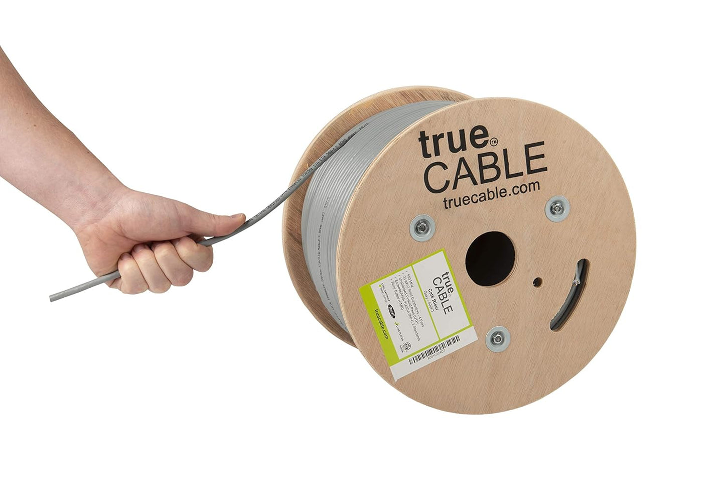 trueCABLE Cat6 Riser 500ft Ethernet Cable for High Performance