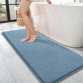 OLANLY Thick Memory Foam Bath Mat Rug 47x17 - Extra Soft Absorbent