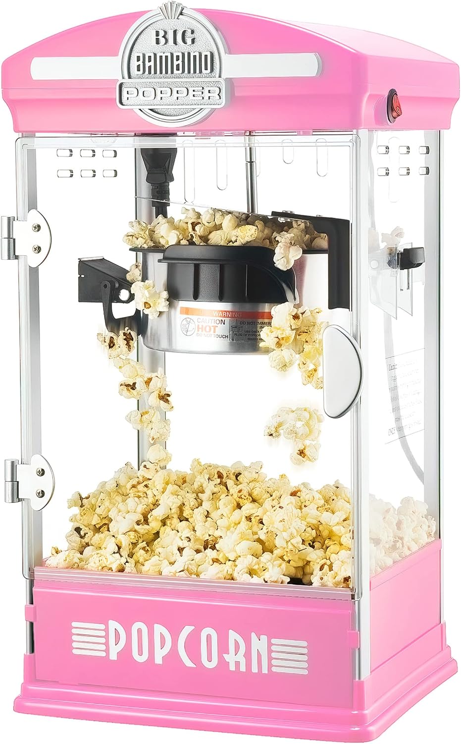 Big Bambino Popcorn Machine - Old-Fashioned Popcorn Maker