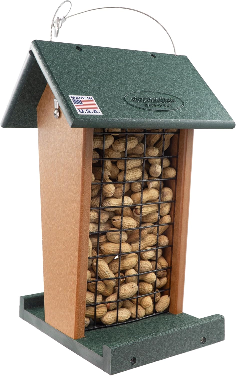 DutchCrafters Peanut Bird Feeder for Large Birds and Squirrels