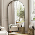 41 in x 81 in Extra Large Arched Full Length Mirror - Leaning Wall