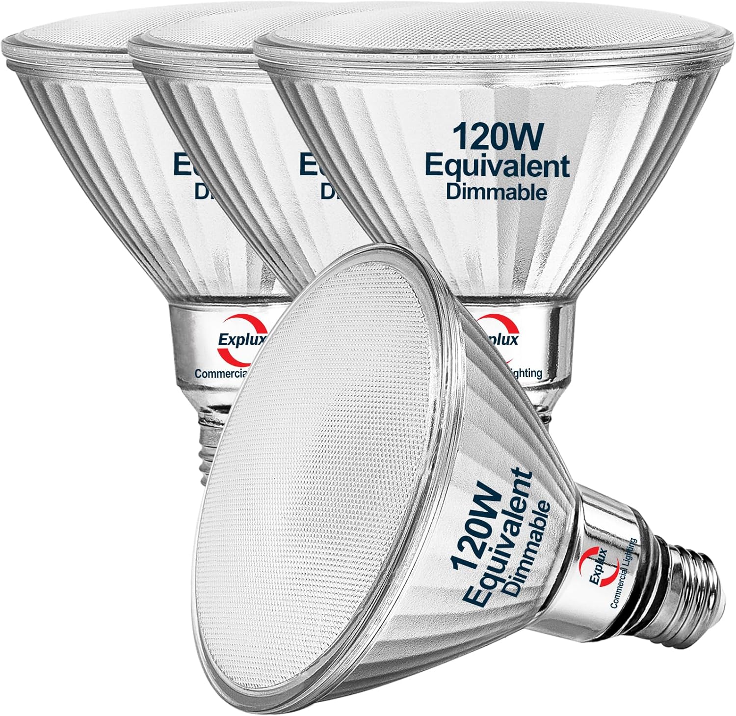 Explux Commercial-Grade LED PAR38 Flood Light Bulbs for Classic Style
