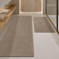 YIHOUSE Brown Bathroom Rug Sets 2 Piece for Quick Dry Comfort