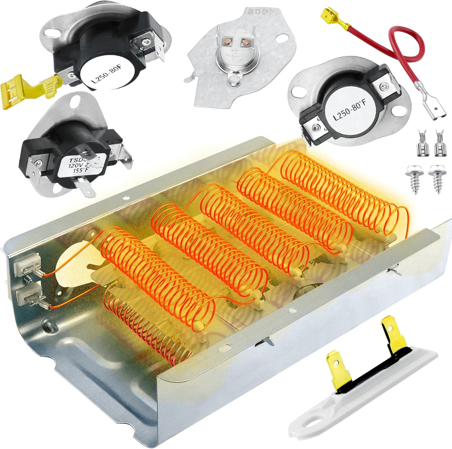 NED4655EW1 Heating Element Replacement for Amana and More