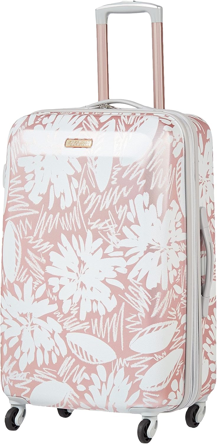 American Tourister Moonlight Hardside Luggage in Rose Gold