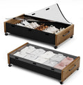 Wooden Under Bed Storage with Wheels - Rolling Underbed Drawers