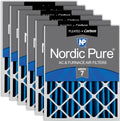 Nordic Pure 16x24x4 Pleated Air Filter MERV 7 Plus Carbon - Cleaner