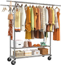 Simple Trending Heavy Duty Clothing Rack for Hanging - Holds 620 lbs