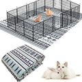 Extra Large Cage Liner for Rabbits 91 in x 63 in - Washable Bunny Mat