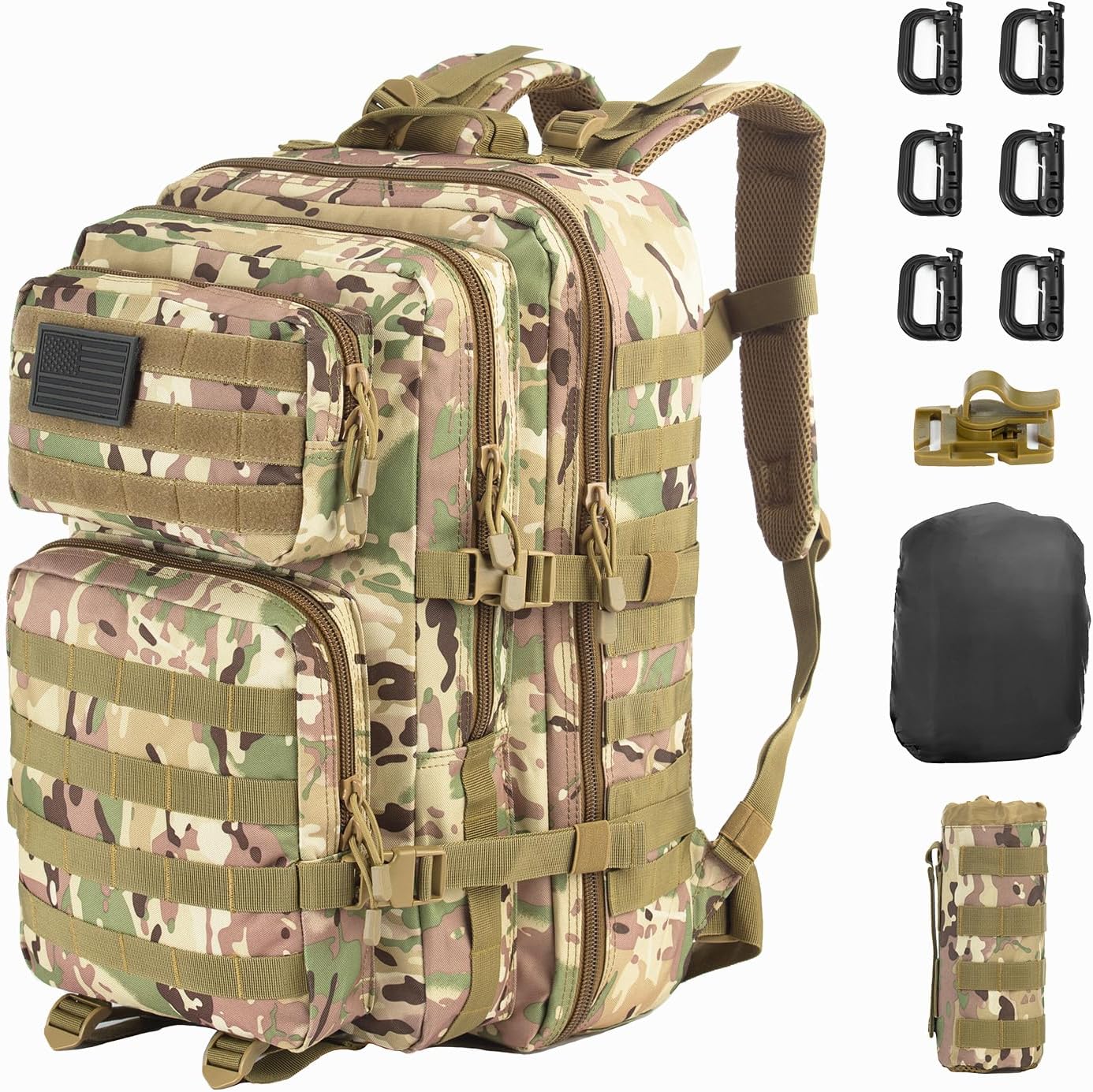 GZ XINXING Military Tactical Backpack for 3 Day Assault Missions