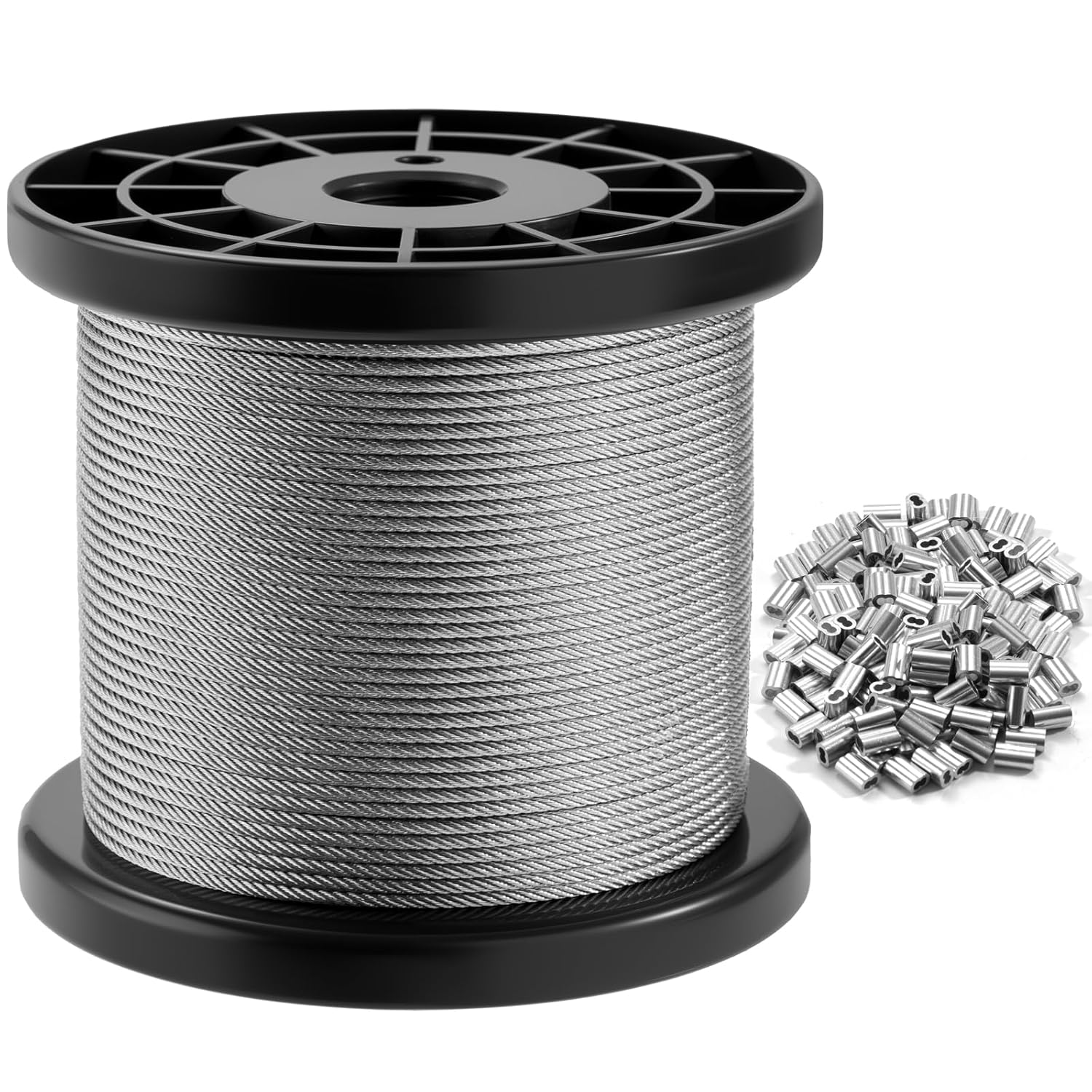 Stainless Steel Wire Rope 500FT 1/16 Inch for DIY Projects