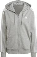 adidas Women's Essentials 3-Stripes French Terry Full-Zip Hoodie