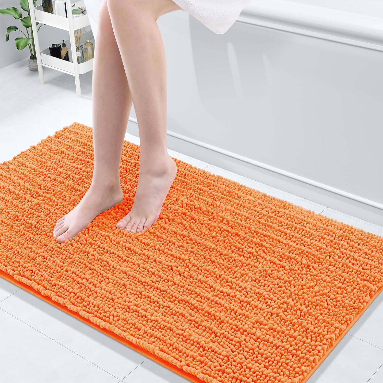 Arotive Luxury Chenille Bathroom Rug Mat for Soft Comfort