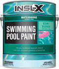 Waterborne Semi-Gloss Acrylic Pool Paint, White - Fast-Dry Finish
