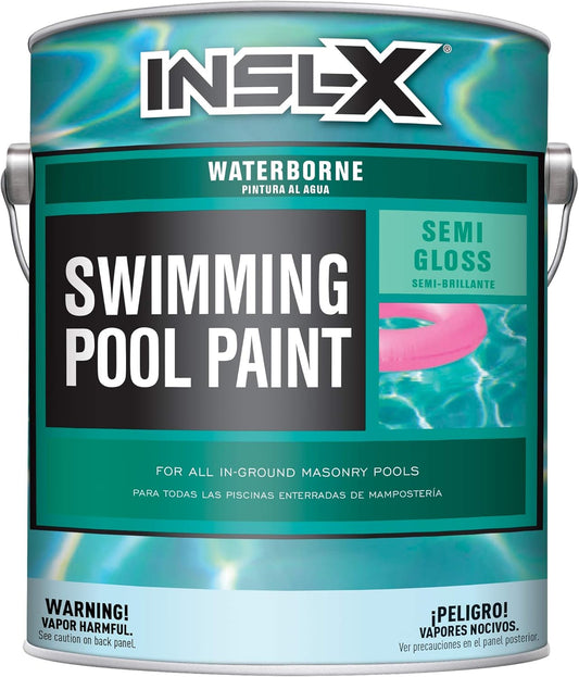 INSL-X Waterborne Semi-Gloss Acrylic Pool Paint for Lasting Color