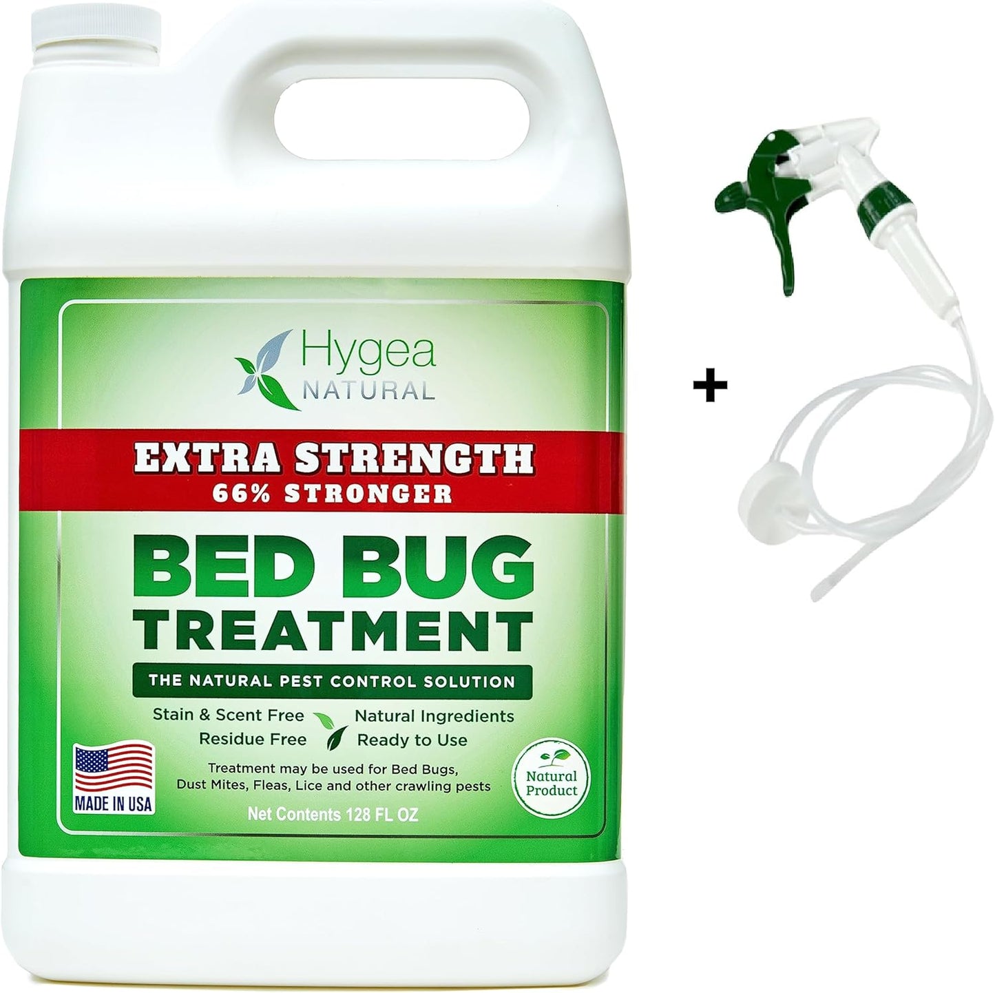 Hygea Natural Extra Strength Bed Bug & Mite Spray for Home Use