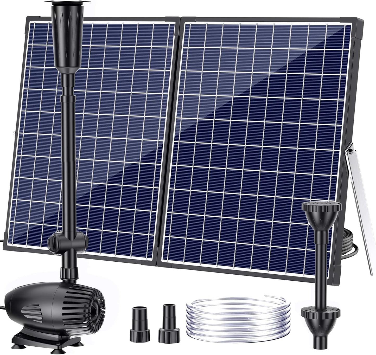 POPOSOAP 55W Solar Water Pump for Ponds and Gardens