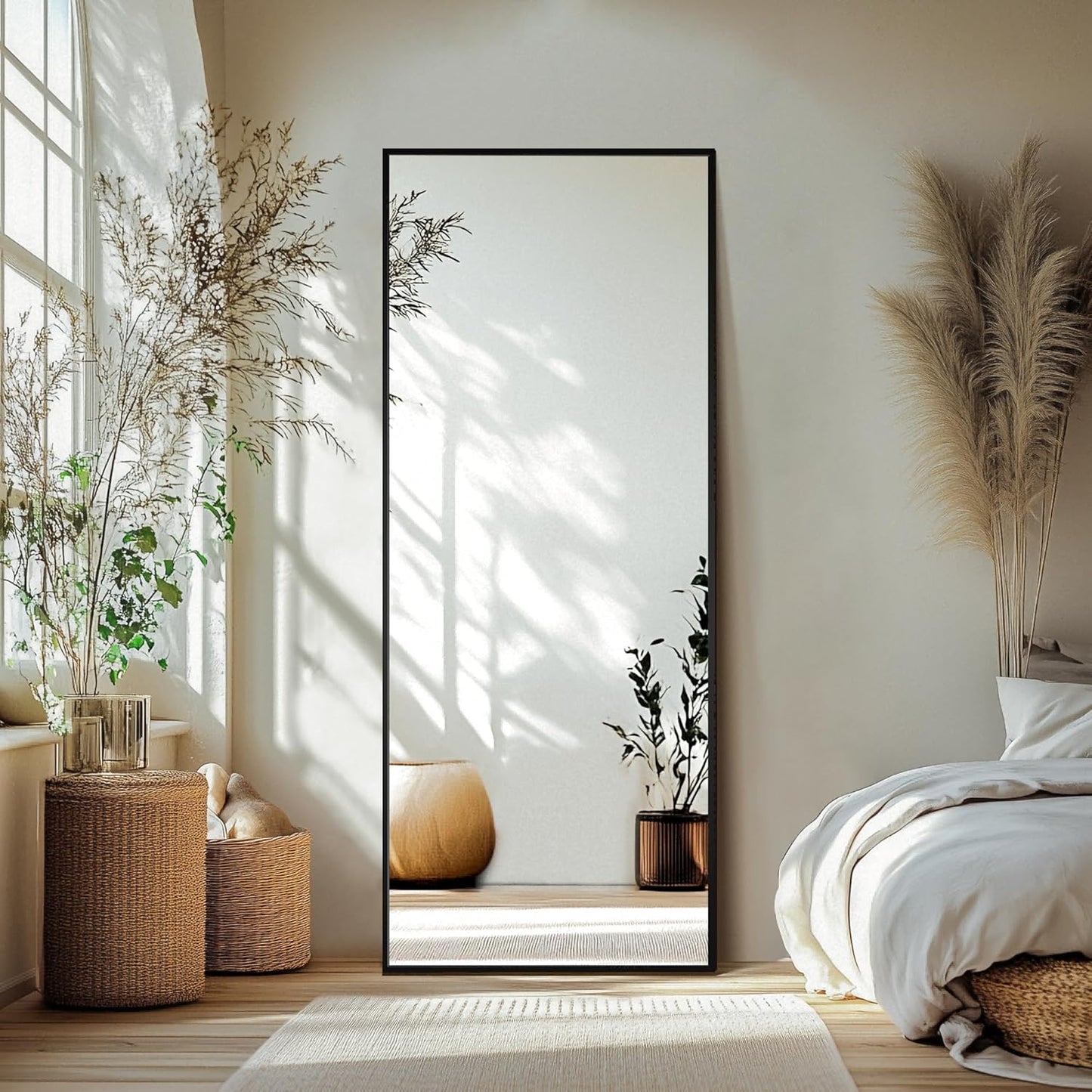 Delma Full Length Standing Mirror for Bedroom and Living Room