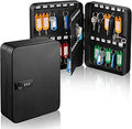 AdirOffice Combination Lock Keys Cabinet 48 Slots - Secure Wall Mount