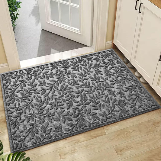 Bulijojo Durable Heavy Duty Welcome Mat for All Weather Use