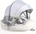 Silver Mambobaby Infant Float with Canopy - Non-Inflatable
