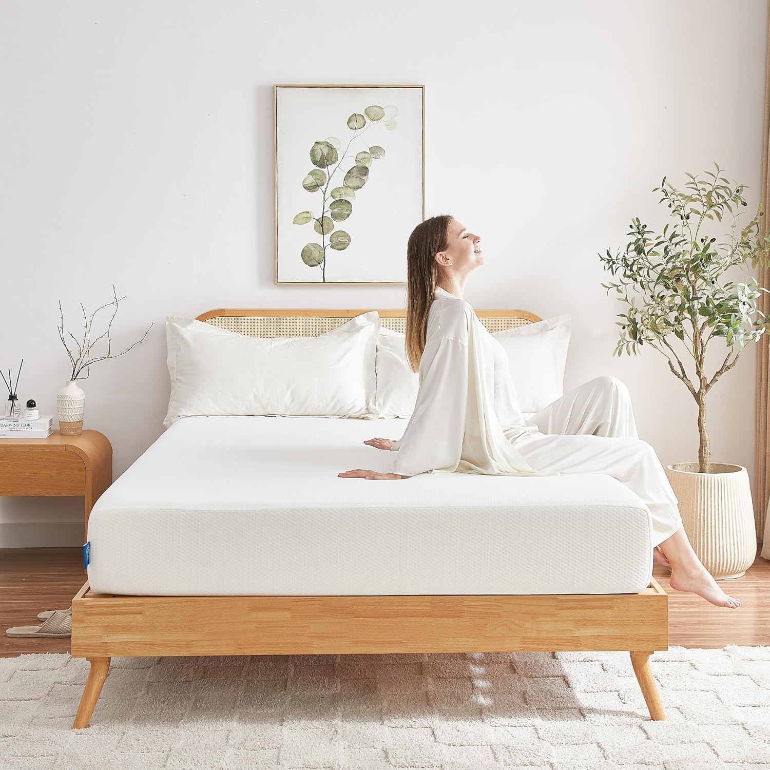 Full Mattress 6 Inch Memory Foam for Pressure Relief and Comfort