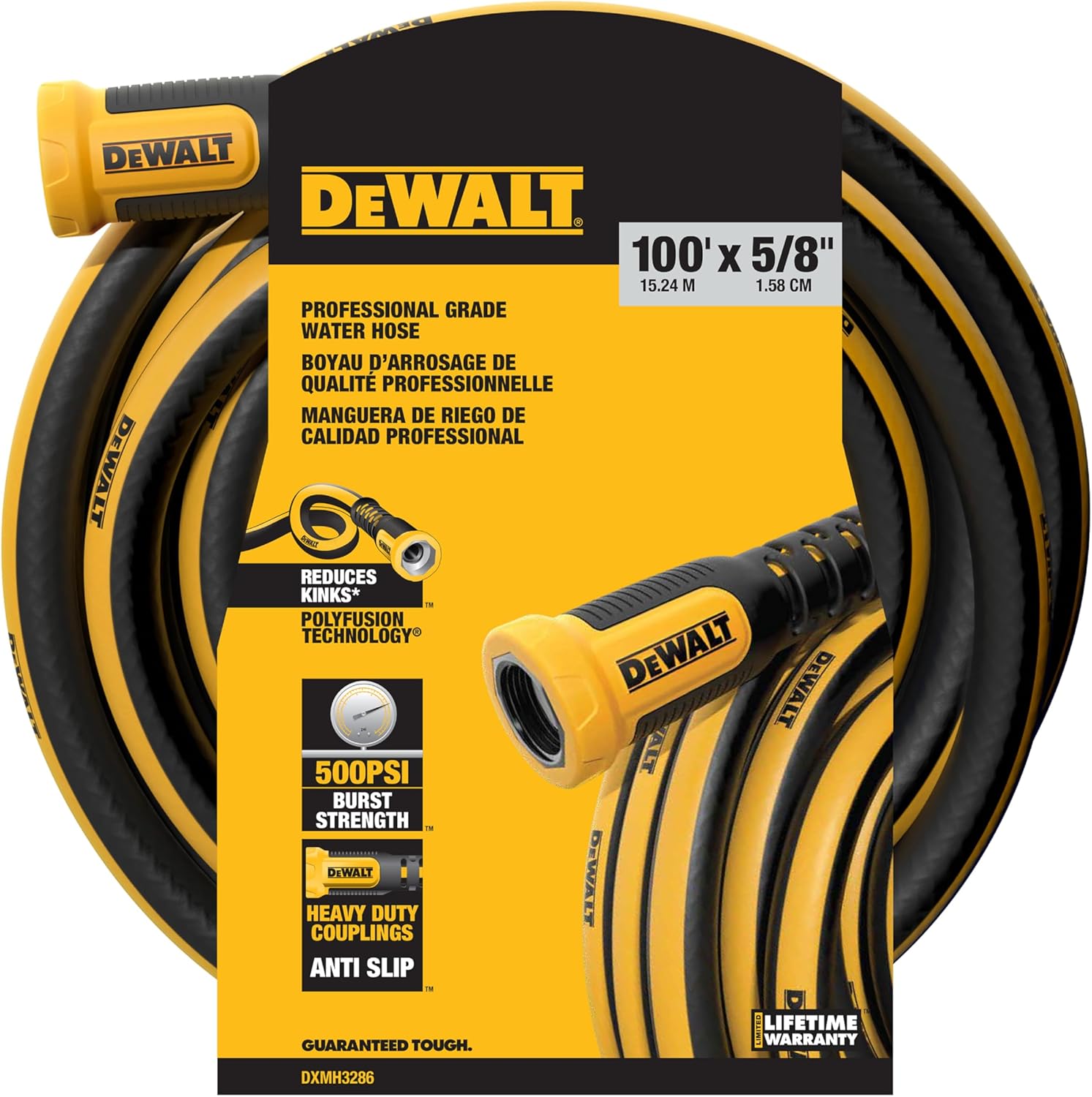 DEWALT Professional Grade Heavy-Duty Water Hose for Durability