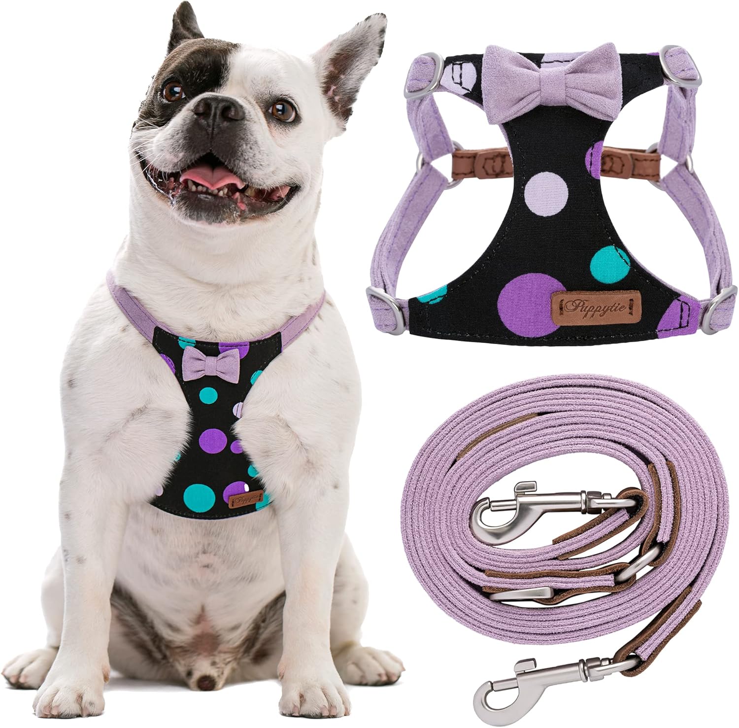 Puppytie No Pull Dog Harness for Medium Dogs, Soft & Adjustable