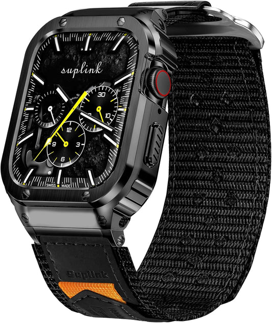 Rugged Stainless Steel Apple Watch Band for Men