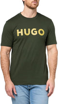 HUGO Mens Print Logo Short Sleeve T-Shirt - Clean Everyday Style Men's