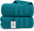 Bath Sheet 35x70 in Pack of 2 Teal - Oversized Quick-Dry Towels