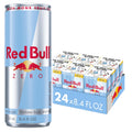 Red Bull Zero Energy Drink 8.4 fl. oz. Pack of 24 - Zero Sugar Energy