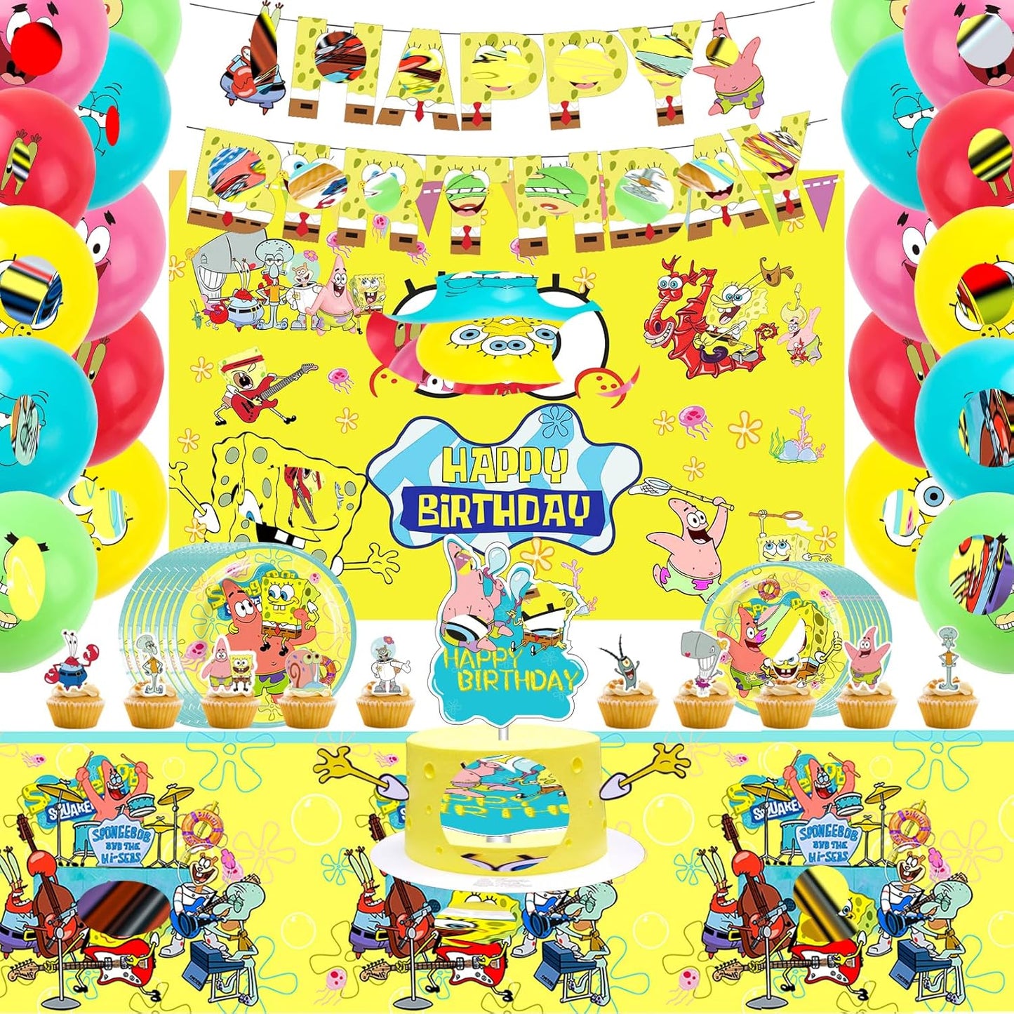 SpongeBob SquarePants Birthday Decorations for Fun Parties