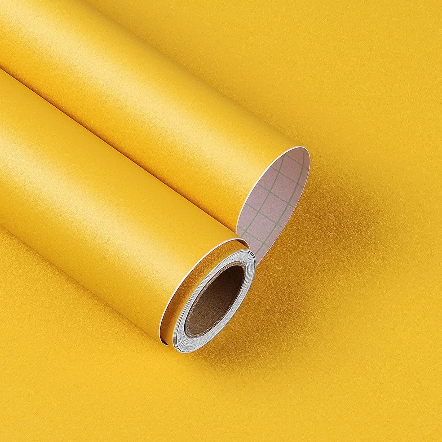 YENHOME Yellow Wallpaper Contact Paper for Cabinets and Drawers