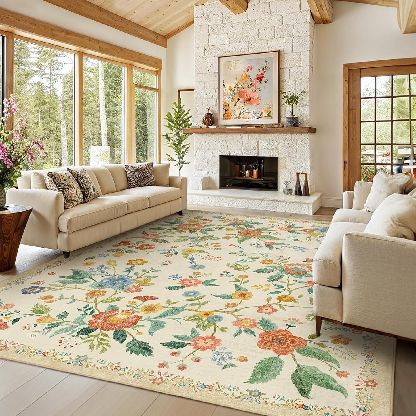 Amada 8x10 Area Rugs for Living Room, Bedroom & Dining Room