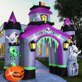 12.5 ft Halloween Haunted House Castle Archway Inflatable - Large Yard