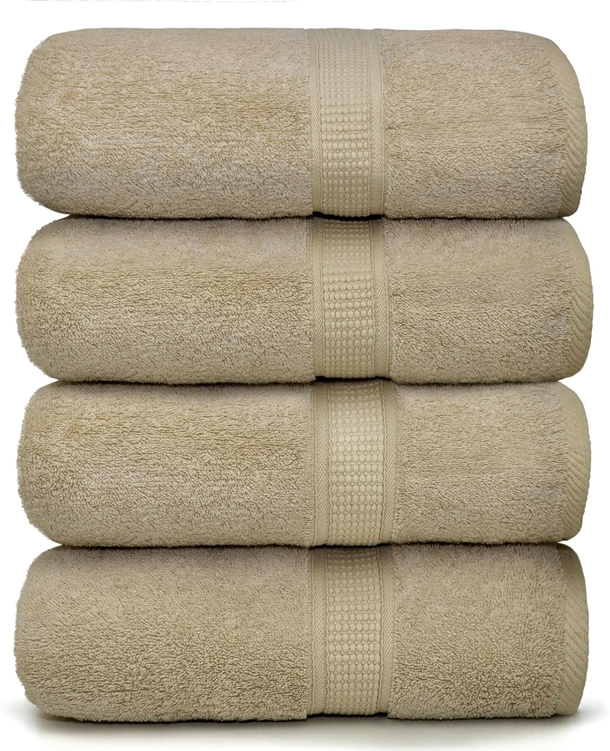 Premium Bath Towels Pack of 4 - Super Soft & Highly Absorbent