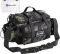 Fishing Tackle Bag with 3600 Tray Capacity - Durable, Padded Carry
