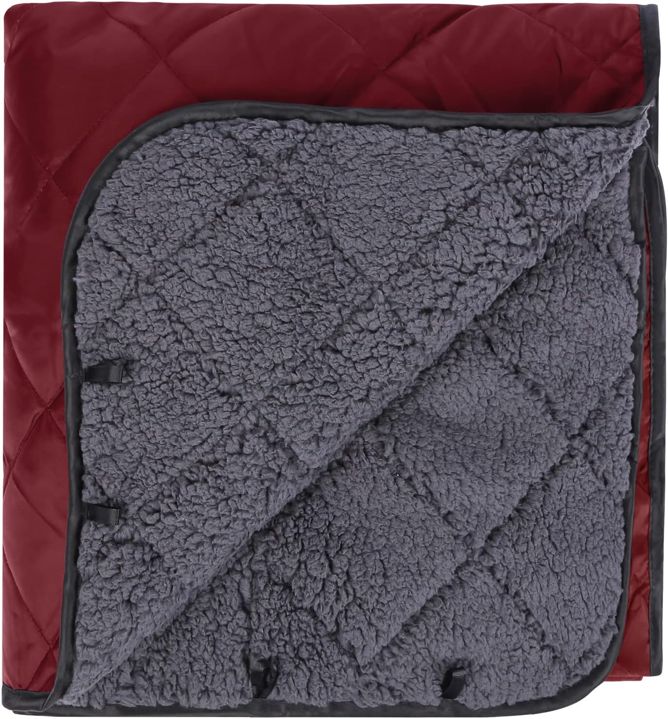 REDCAMP Large Warm Blanket with Sherpa Lining for Cold Weather