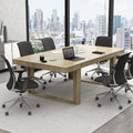 7FT Conference Table for 6-8 People - Modern Rectangular Meeting Table
