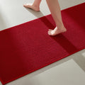 Christmas Bathroom Runner Rugs Red 16ftin x 60ftin - Quick Dry Low