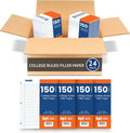 EPI Filler Paper College Ruled Loose Leaf - 150 Sheets Pack