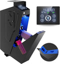 Quick Access Biometric Bedside Gun Safe for Handgun - Fast Fingerprint
