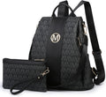 Women Fashion Backpack Purse Multi Pockets Anti-Theft Rucksack